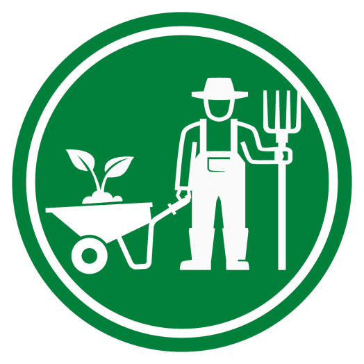 Bild zeigt Icon für Lebensmittel aus nachhaltiger Landwirtschaft
