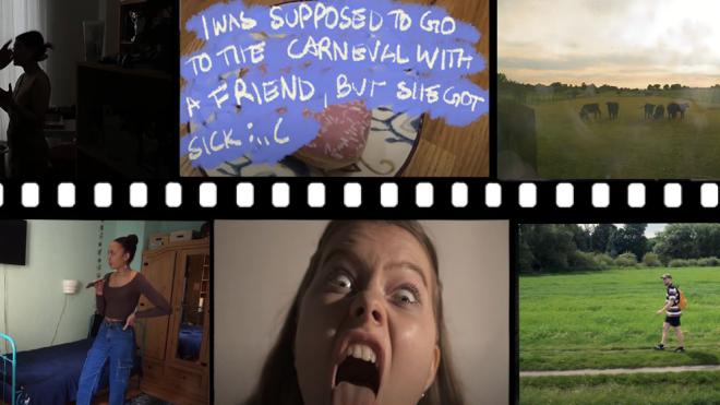 The picture presents six different film styles from the past year.