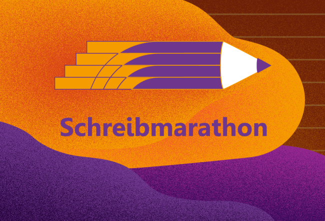 Logo writing marathon.