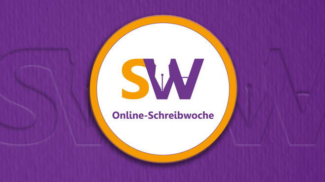 Logo online writing week.