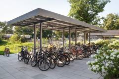 Fahrradplatz / Bicycle parking area