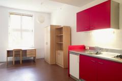 Zimmeransicht mit Küchenzeile / room with kitchenette